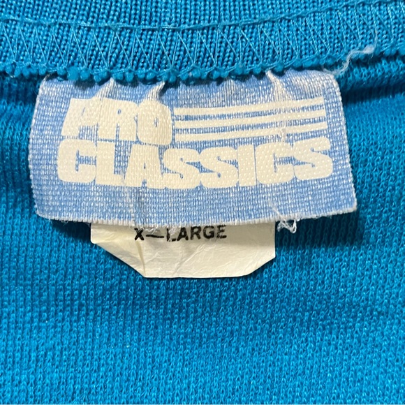 Vintage 80s 90s Blue Mesh Pro Classics Athletic Shirt - Picture 5 of 8